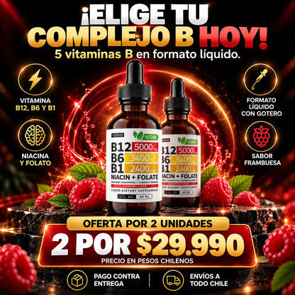 Elige tu pack de Nusava B12 y paga al recibir el pedido